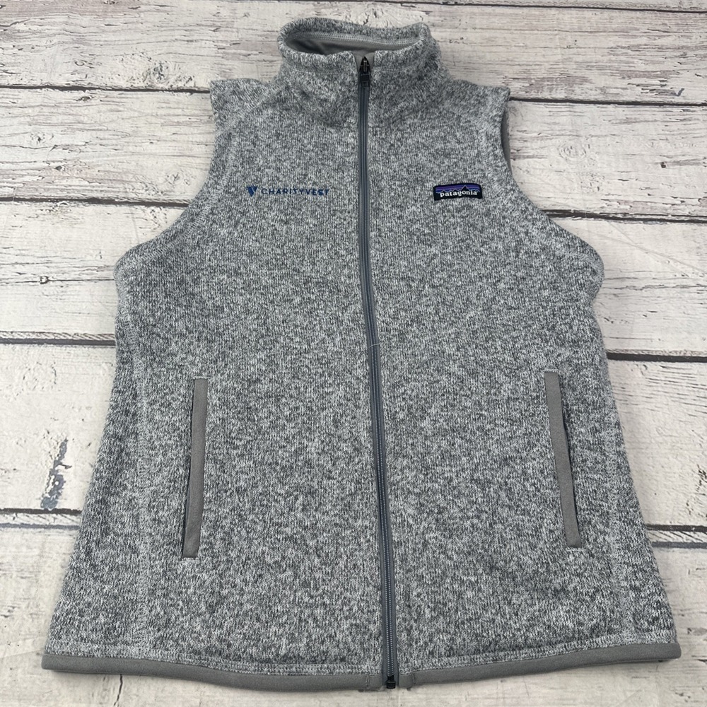 Patagonia Gray Marled Fleece Vest - Picture 4 of 12